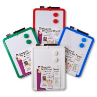 Charles Leonard Magnetic Dry Erase Boards 85 X 11 Mini Whiteboards For Home Office Pack Of 4 Personal White Board Sets E