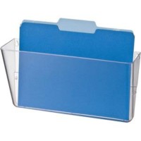 Officemate Mountable Wall File 7 Height X 13 Width X 41 Depth Clear Plastic 1 Each