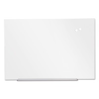 Universal Unv43204 Frameless 72 In X 48 In Magnetic Glass Marker Board White