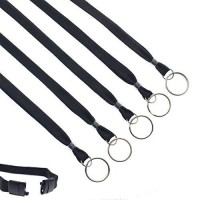 Specialist Id 25 Pack Heavy Duty Breakaway Lanyards For Keys And Ids With Key Chain Split Ring Breakaway Clasp And Keychai