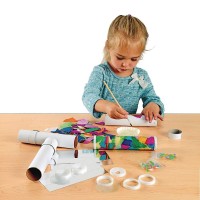 Colorations Make Decorate Your Own Stem Kaleidoscope Colorful Science Craft Activity Arts Crafts 712L X 134Dia M