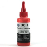 Blue And Red Combo Stamp Ink Refill By Bch Premium Grade 25 Oz 75 Ml Ink Per Bottle