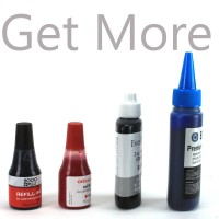 Blue And Red Combo Stamp Ink Refill By Bch Premium Grade 25 Oz 75 Ml Ink Per Bottle