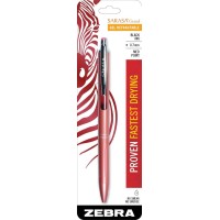 Zebra Pen Sarasa Grand Retractable Gel Ink Pen Rose Gold Barrel Medium Point 07Mm Black Ink 1Count 45311