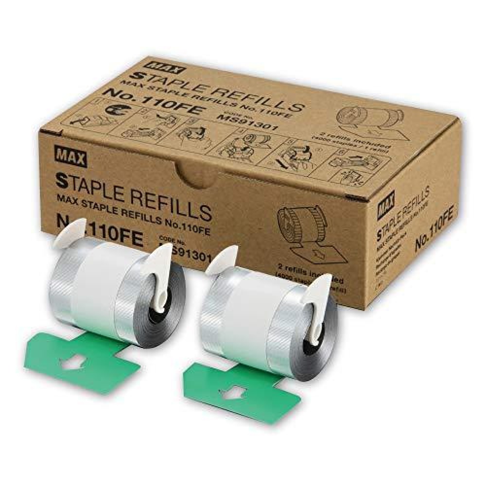 Max Usa Corp No110Fe Staple Refill For Eh110F Electric Stapler