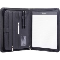 Bond Streetv Zippered Padfolio Ring Binder Wrc1517Blk