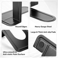 Maxgear Premium Matte Painted Book Ends Heavy Duty Sturdy Bookends For Shelves Office Nonskid Metal Book End Book Stopper