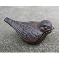 Greek Art Garden Decoration Bird Cast Iron Key Hider Stone Diversion Safe Key Outside Hider Hide-A-Key Holder Safely Hiding Your Spare Keys For Outdoor Garden Or Yard  Geocaching