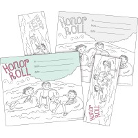 Barker Creek Recognition Awards And Bookmarks Color Me Honor Roll 30 Doublesided Awards And 30 Doublesided Bookmarks Awards