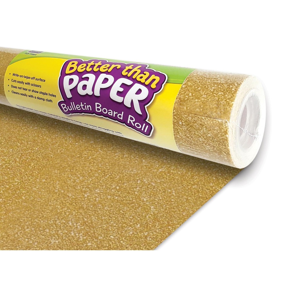 Teacher Created Resources Better Than Paper Bulletin Board Roll Gold 77364