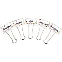 Confetti Classroom Management Large Binder Clips