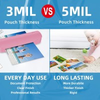 Uinkit Hot Thermal Laminating Pouches 5Mil Thick For Extra Protection 115X175 Inches Laminating Sheets For Sealed 11X17Inches