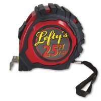 Lefthanded Tape Measure With Rubber Guard 25