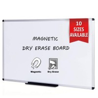 Vizpro Dry Erase Boardmagnetic Whiteboard 8 X 4 Silver Aluminum Frame