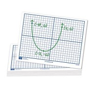 Eai Education Xy Coordinate Grid Flexible Dryerase Boards 9 X 12 Doublesided Set Of 30