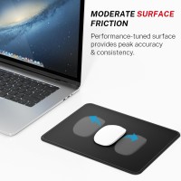 Mroco Mouse Pad 30 Larger With Antifray Stitching Premiumtextured Waterproof Computer Mousepad With Nonslip Rubber Base