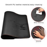 Zoresyn Xl Large Mouse Pads 35X16 Pu Leather Large Gaming Mousepad Desk Mat Nonslip Base And Waterproof Desktop Keyboa