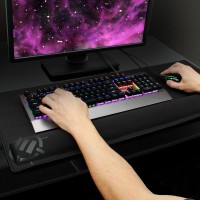 Enhance Xxl Large Extended Gaming Mouse Pad With 2Xl Ergonomic Memory Foam Wrist Rest Support 315 X 1378 X 1 Inches Antif