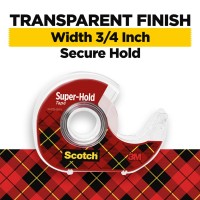 Scotch Superhold Tape 34 In X 800 In 3Pack 700S3