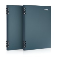 Oxford Stone Paper Notebook School Notebook Smooth Notetaking Pad Journal For Writing 512 X 812 Blue Cover 60 She