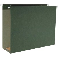 Business Source 43852 Hanging File Folders Ltr 15 Tab 3Inch Exp 25Bx Sdgn