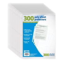 Better Office Products Sheet Protectors 300 Count