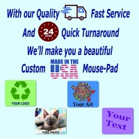 Personalized Mouse Pad - Add Pictures  Text  Logo Or Art Design And Make Your Own Customized Mousepad. Each Custom Mouse Mat Comes In A Colorful Gift Bag. Personalized Your Gaming Mousepad