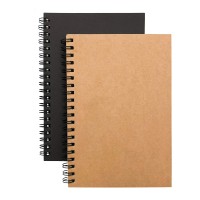 Dstelin Soft Cover Spiral Notebook Journal 2Pack Blank Sketch Book Pad Wirebound Memo Notepads Diary Notebook Planner With Un