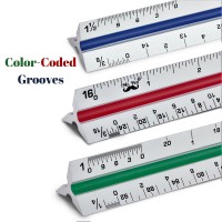 Mr Pen Architectural Scale Ruler Scale Ruler 12 Inch White Scale Ruler Contractor Architect Scal Scaling Ruler Drawing