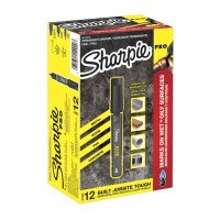 Sharpie Pro Permanent Marker Fine Point Black 12Count Marker 2017818