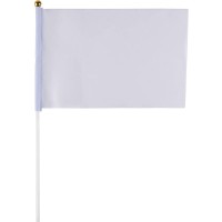 White Blank Desk Flags With Stands Diy Flag 85 X 55 In 24 Pack