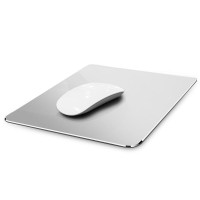 Hard Silver Metal Aluminum Mouse Pad Mat Smooth Magic Ultra Thin Double Side Mouse Mat Waterproof Fast And Accurate Control For