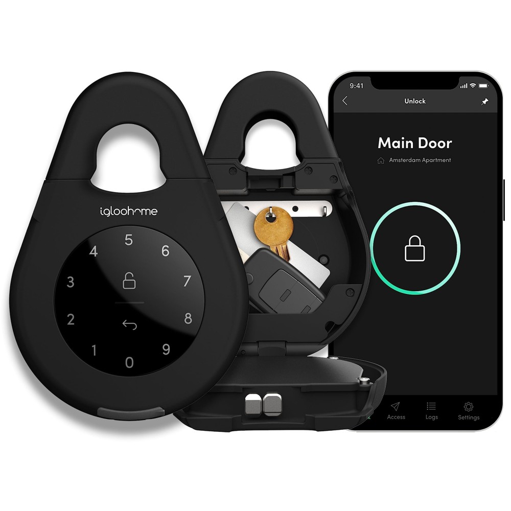 Igloohome Keybox 3 Smart Lock Box Large Key Safe Wairbnb Sync Iosandroid Remotely Generate Bluetoothkeys Pin Codes Wit