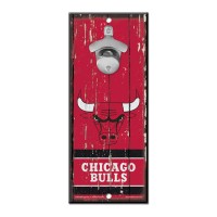 Chicago Bulls Sign Wood 5X11 Bottle Opener Special Order