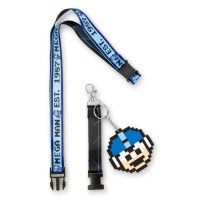 Mega Man Collectibles Mega Man 1987 Lanyard 8 Bit Mega Man Charm