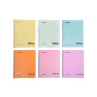 Mintra Office Spiral Notebooks Pastel College Ruled 6 Pack For School Office Business Professional 70 Sheets