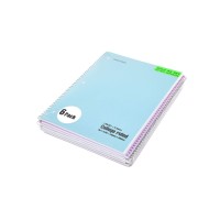 Mintra Office Spiral Notebooks Pastel College Ruled 6 Pack For School Office Business Professional 70 Sheets