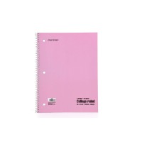 Mintra Office Spiral Notebooks Pastel College Ruled 6 Pack For School Office Business Professional 70 Sheets