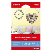 Canon Rp101 4 X 6 Restickable Photo Paper 5 Sheets