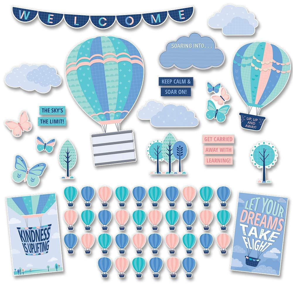 Ctp Calm And Cool Soaring High Bulletin Board Room Displays 57 Pieces Creative Teaching Press 8596