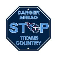 Fremont Die Nfl Tennessee Titans Unisex Plastic Stop Signplastic Stop Sign Blue One Size Model 90551