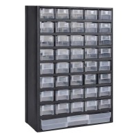 Vidaxl 41Drawer Plastic Storage Cabinet Tool Box