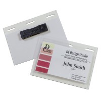 Cline Selflaminating Magnetic Style Name Badge Holder Kit 3 X 2