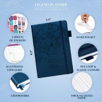 Legend Planner Weekly Monthly Life Planner To Hit Your Goals Live Happier Organizer Notebook Productivity Journal A5