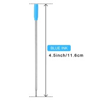 Jovitec 24 Pieces Replaceable Ballpoint Pen Refills Metal Pen Ink Refills Smooth Writing 45 Inch 116 Cm And 1 Mm Medium Tip