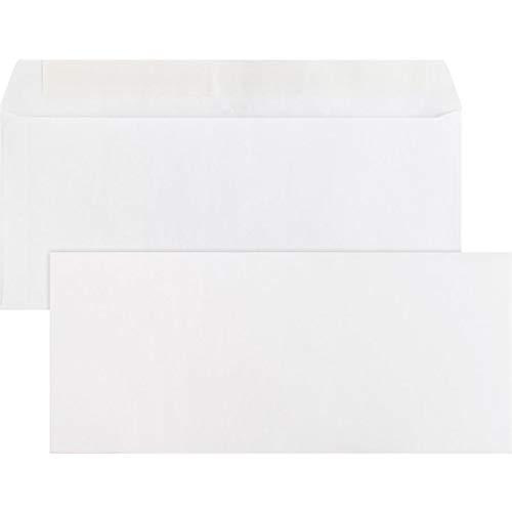 Business Source Plain Peelseal Business Envelopes Business 109 12 Width X 4 18 Length 24 Lb Peel Seal Wove 500