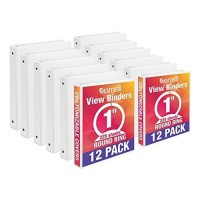 Samsill I008537C 1 In Economy View Binder White44 Pack Of 12