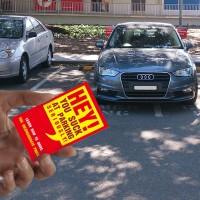 Antgiftshop You Parked Like An Idiot Business Cards Bad Parking Cards 50 Fun Designs For A Funny Gag Gift Or Prank 35 X 2 In