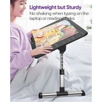 Nearpow Laptop Bed Tray Table Height Angle Adjustable Portable Bed Table Portable Computer Tray Laptop Stand For Bed Wtablet