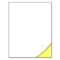 30 Sheets Printable White Sticker Paper Laserinkjet Printing Matte Letter Size 85 X 11